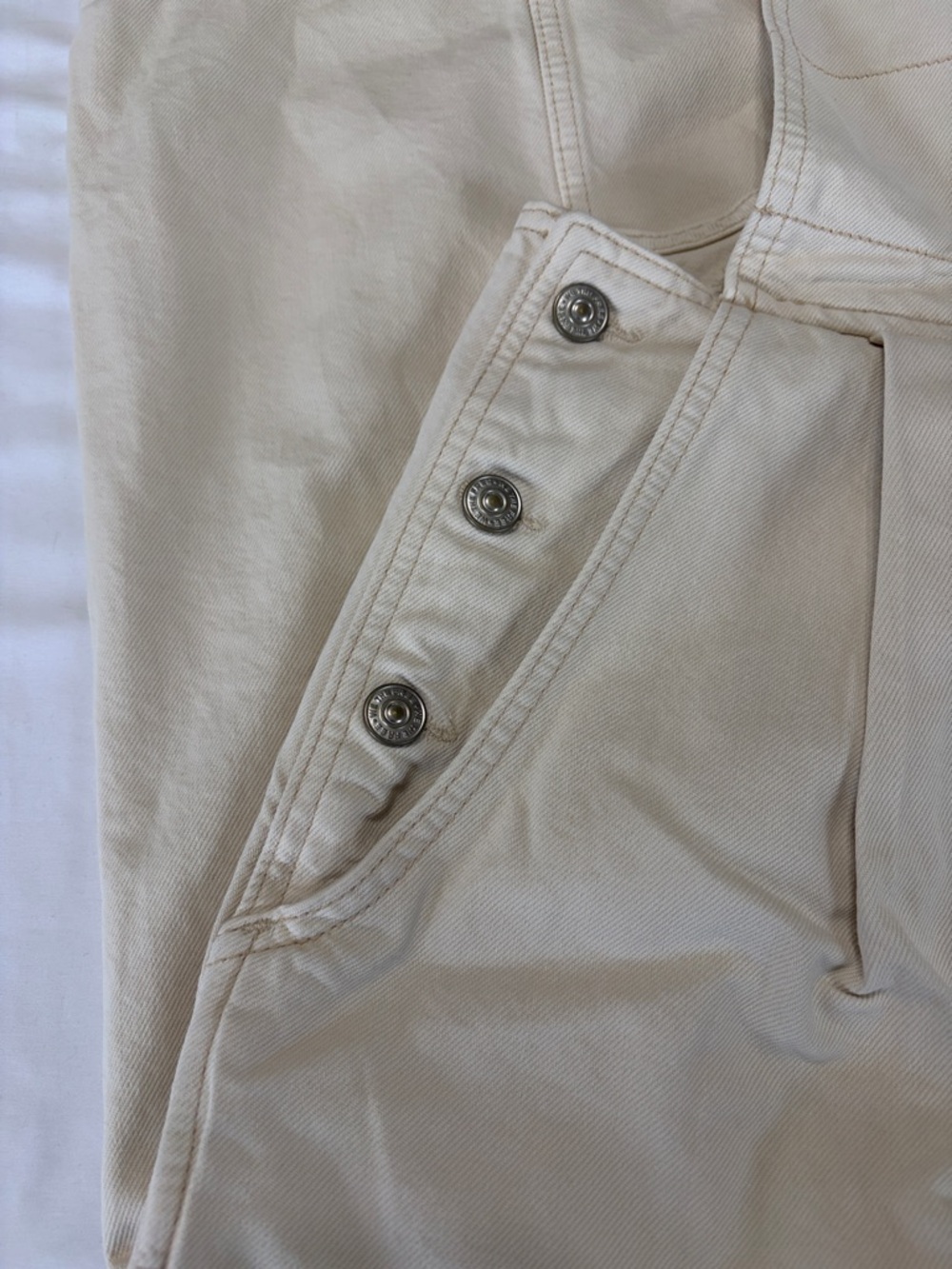 We The Free Rambler Overalls in Cream Size L NWT - Picture 14 of 15